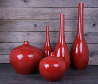 vases en terracotta coloré