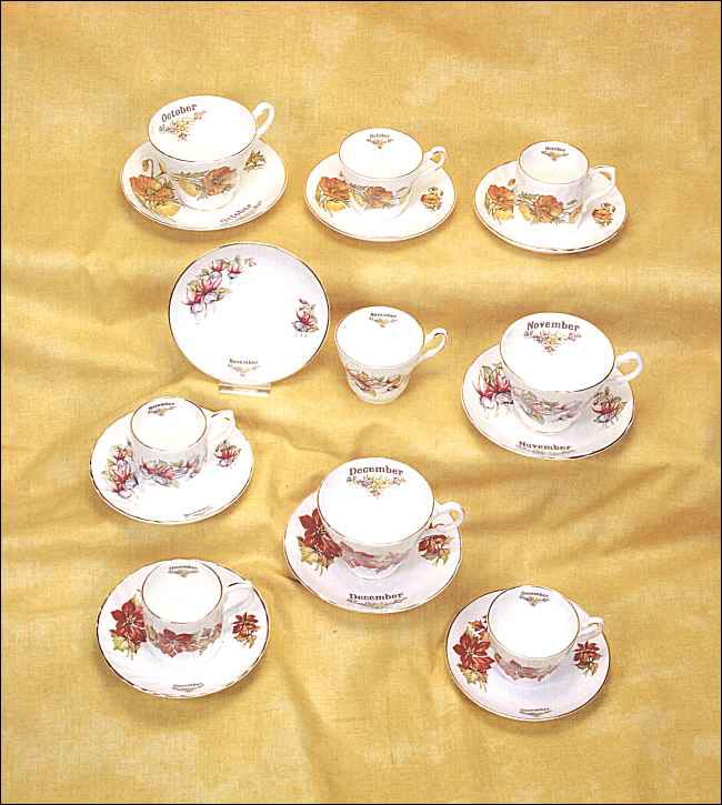 cups and saucers