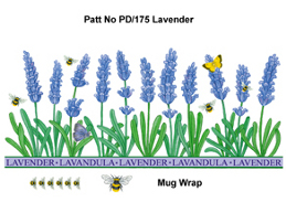 Chromos céramiques de casier PD/175 Lavender